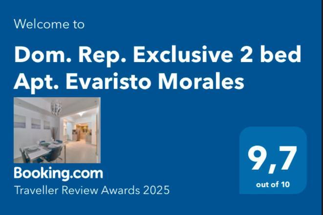 Dom. Rep. Exclusive 2 Bed Apt. Evaristo Morales Santo Domingo Dış mekan fotoğraf
